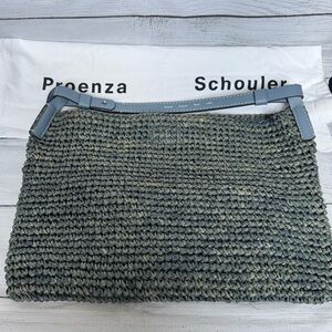 Proenza Schouler Minetta raffia bag